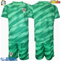 Croatia Goalkeeper Replica Away Minikit Euro 2024 Short Sleeve (+ pants)